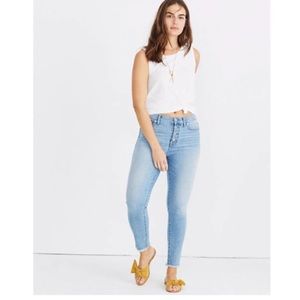 Madewell High Rise Skinny Crop Jeans